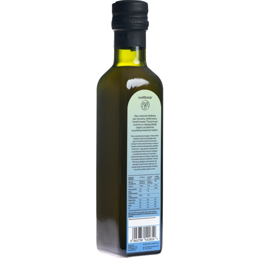 Wellbear Evening Primrose Oil külmpressitud õli - 250 ml